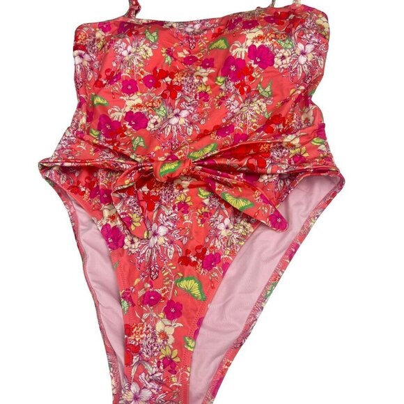 Victoria's Secret Pink Floral 1 Piece Swimsuit  Large - Picture 12 of 12